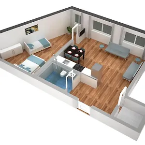 Appartement Hitrental Messe, Bâle
